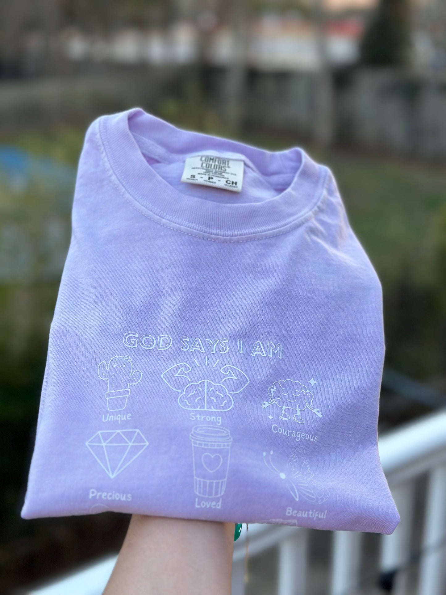 GOD SAYS ....Boxy T-shirt ππ»πβ¨