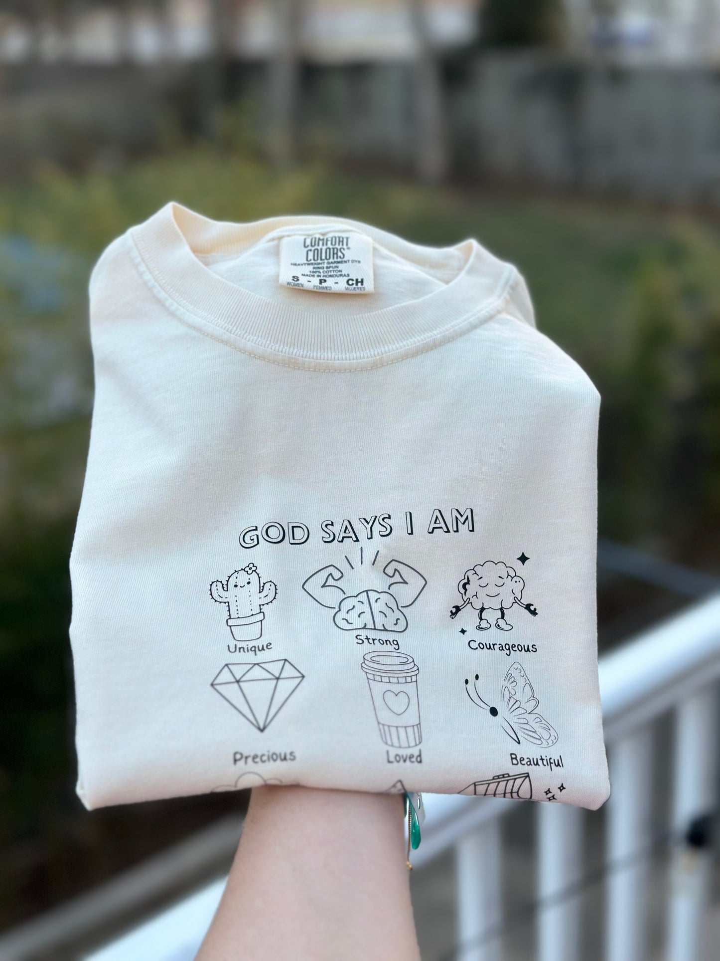 GOD SAYS ....Boxy T-shirt ππ»πβ¨