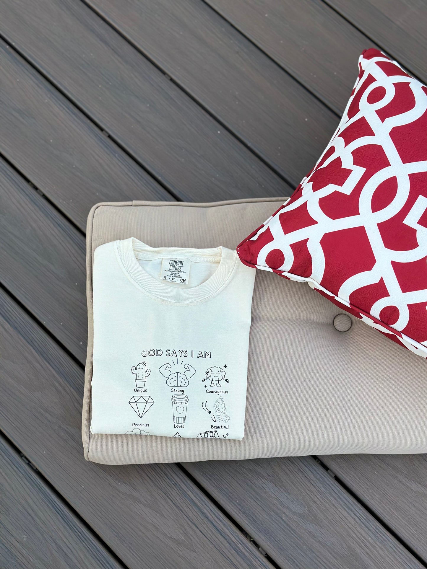 GOD SAYS ....Boxy T-shirt ππ»πβ¨