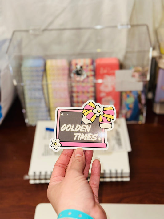 “Golden Times” 👩🏻‍🏫- Decorative Sticker