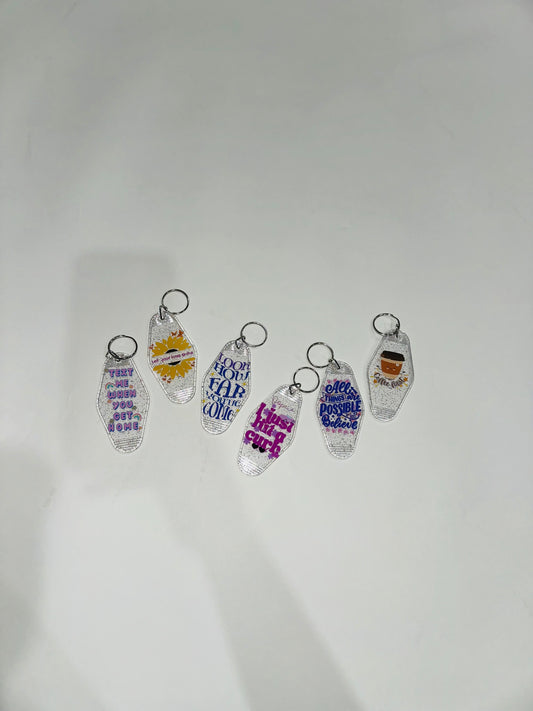 Plastic KeyChains 🔑