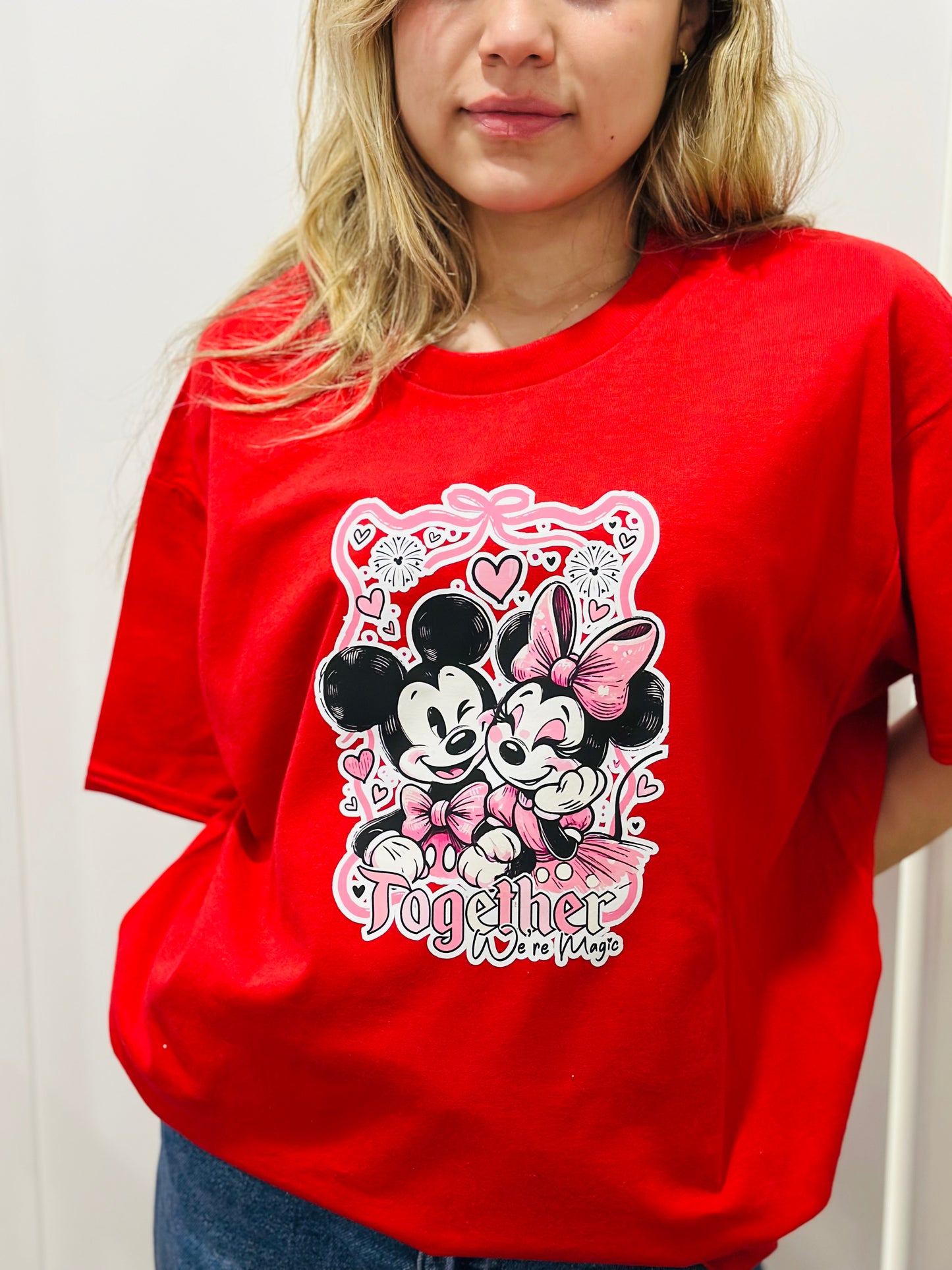 Valentine’s Day Mickey Retro “Together We’re Magic” T-Shirt”✨💕