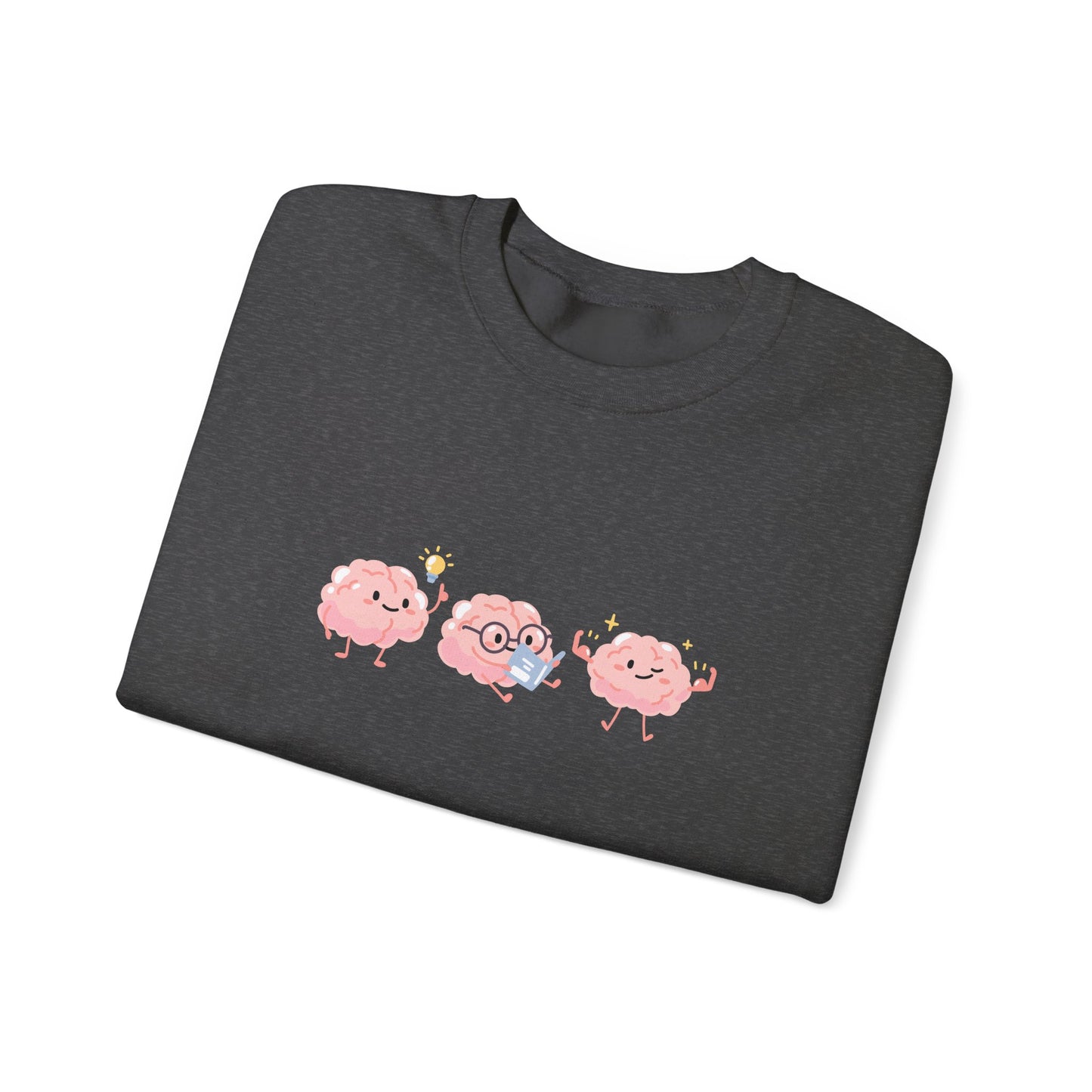 Happy Brain Sweatshirt - Unisex Garment-Dyed Pullover for Moms
