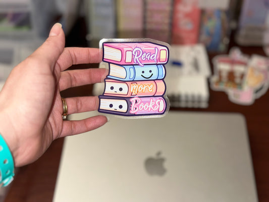 Read more Books📚 - Decorative Sticker