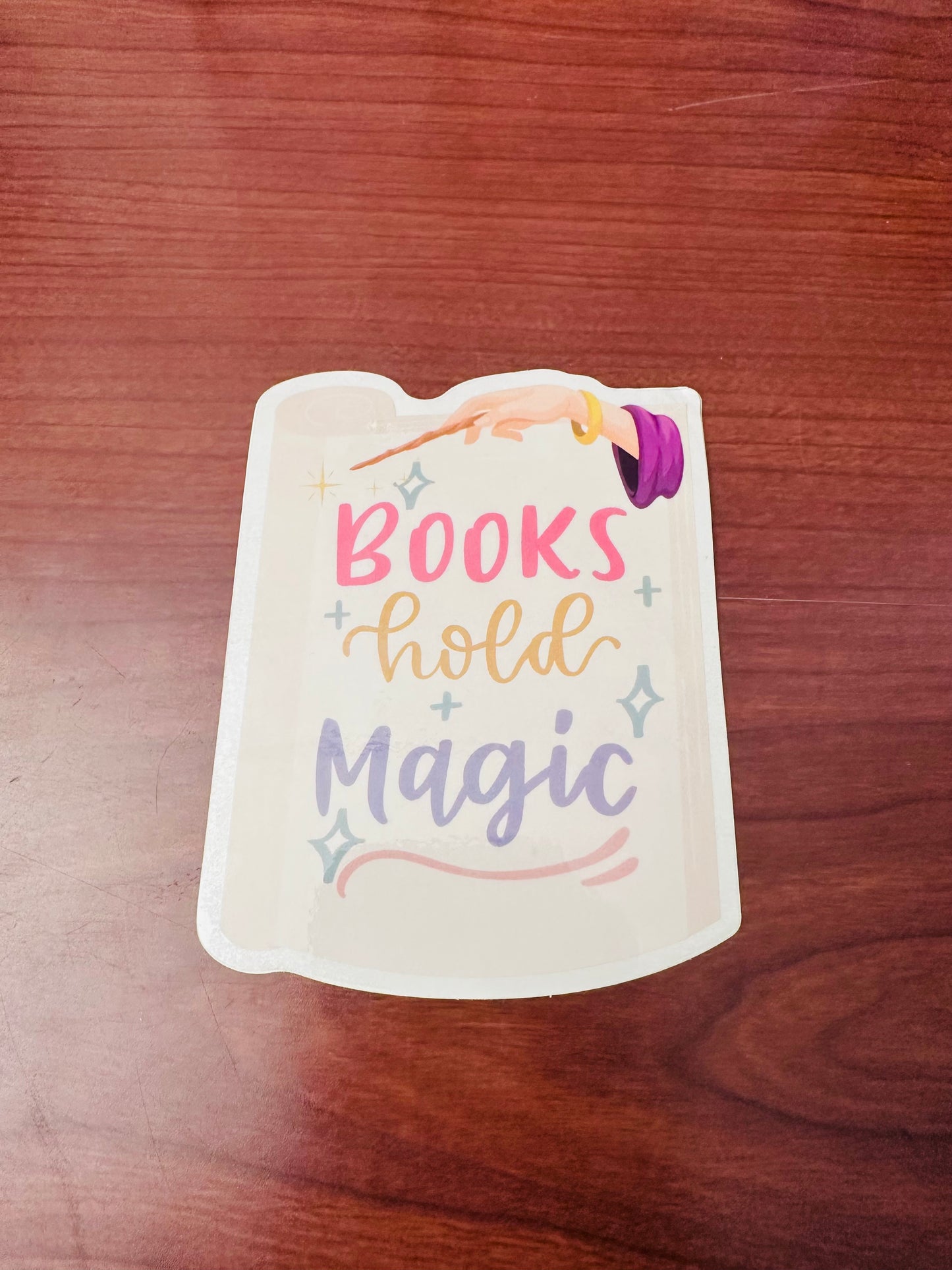 Books Hold Magic 🪄- Decorative Sticker
