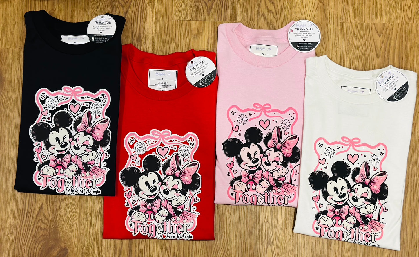 Valentine’s Day Mickey Retro “Together We’re Magic” T-Shirt”✨💕