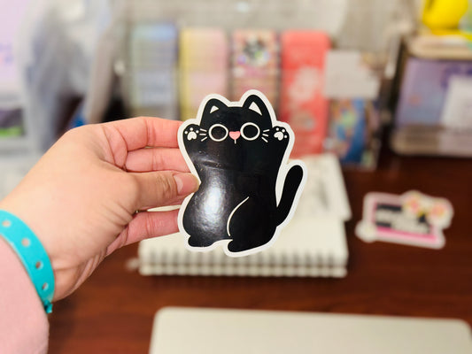 Bibi-beans🐈‍⬛🫘 Cat decorative sticker