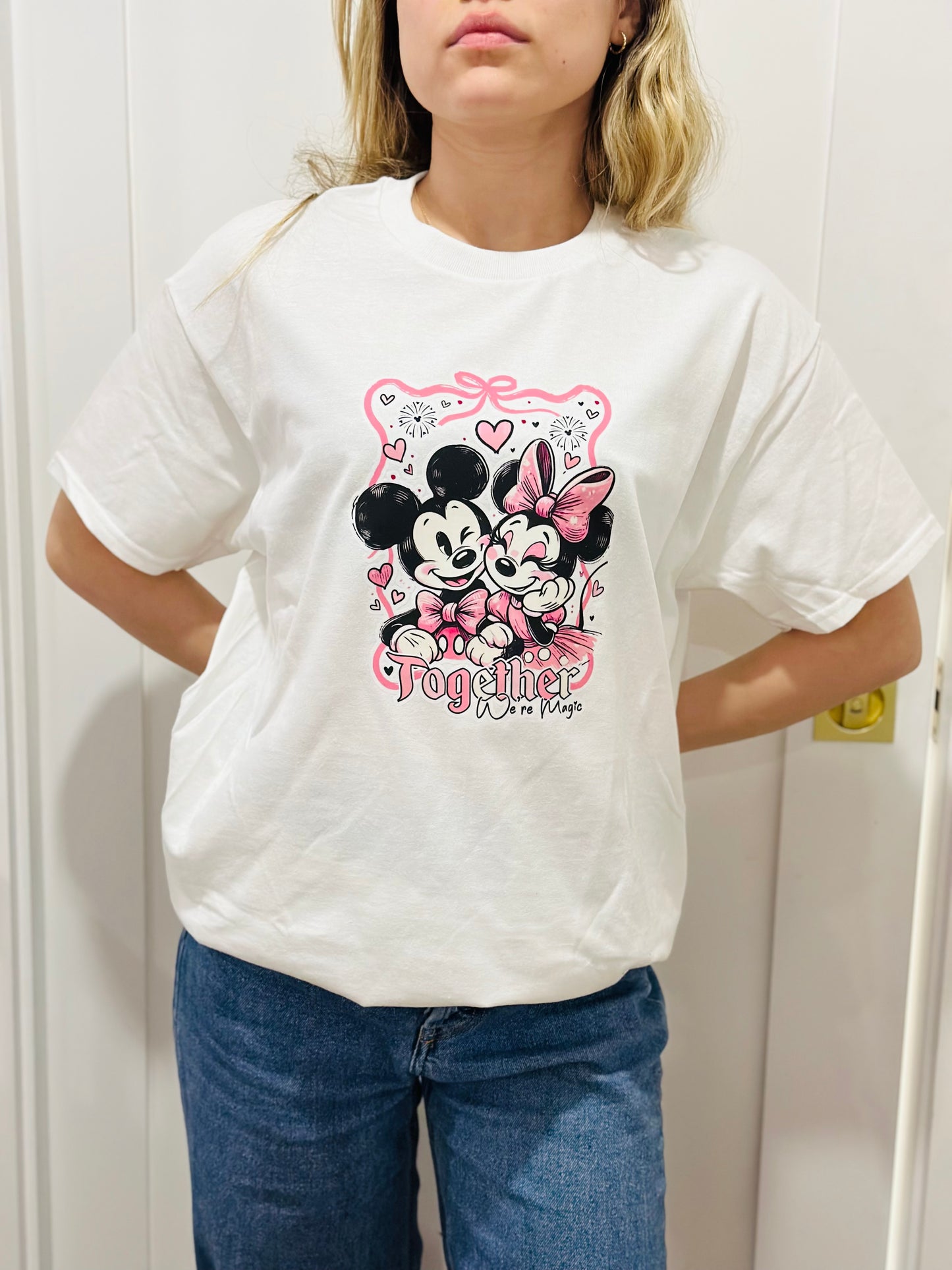 Valentine’s Day Mickey Retro “Together We’re Magic” T-Shirt”✨💕